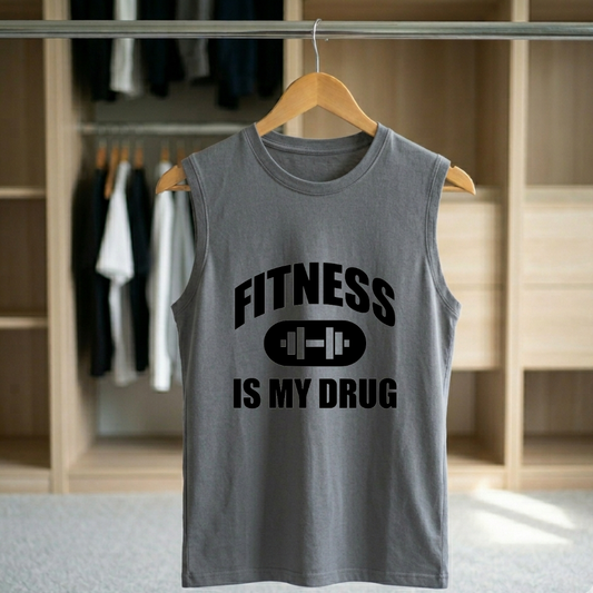 "Fitness is my drug" T-Shirt